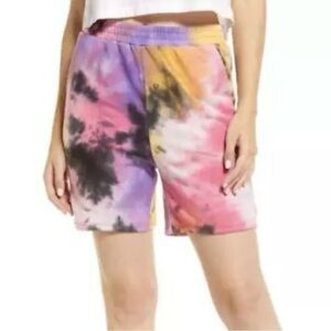 NWT All in Favor French Terry Tie Dye Pull On Shorts - Size: XS